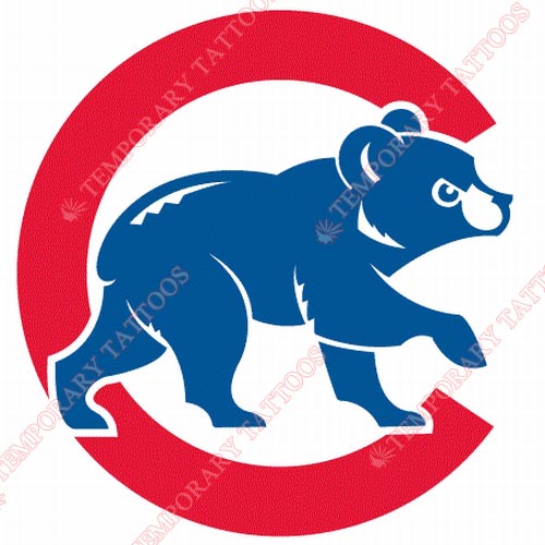Chicago Cubs Customize Temporary Tattoos Stickers NO.1480